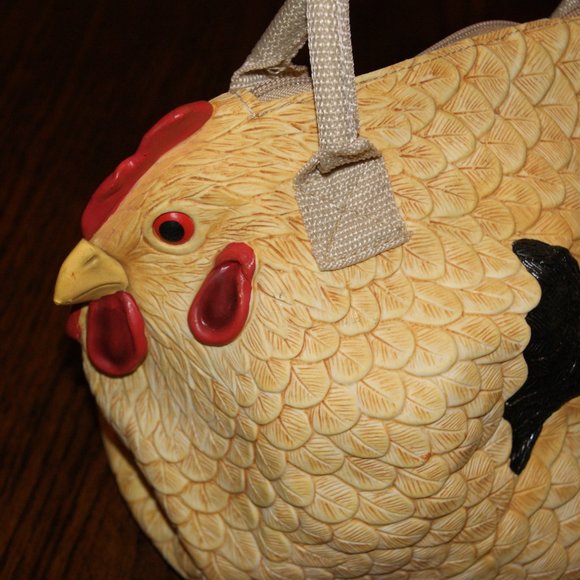 The Original Chicken Handbag Rubber Hen Bag Purse - Picture 5 of 10